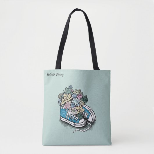 Canvas tassen met een schattig design. (Voorkant)