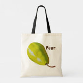 Canvas tassen met peren (Achterkant)