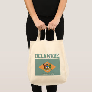 Canvas tassen van de Delaware State Flag