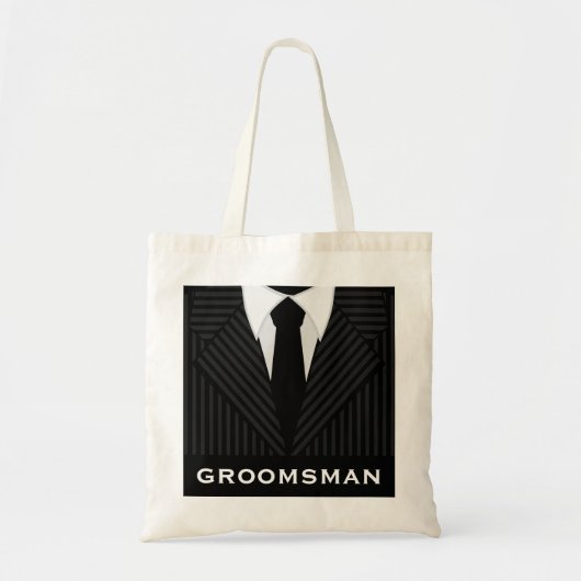 Canvas tassen van de Groomsman Wedding Party Begel (Voorkant)
