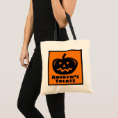 Canvas tassen van de Halloween trick or treat van  (Voorkant (product))