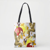 Canvas tassen voor kerstvrouwen, Angels (Voorkant)