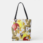 Canvas tassen voor kerstvrouwen, Angels (Achterkant)