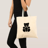 Canvas tassen voor teeddy Bear Design Cute (Voorkant (product))