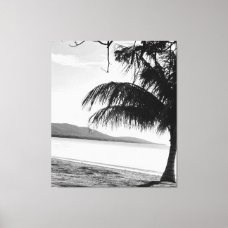 Canvas Tropisch Strand Afdruk