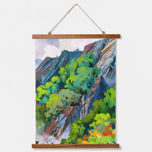 Canvas van de natuur hangend wandkleed