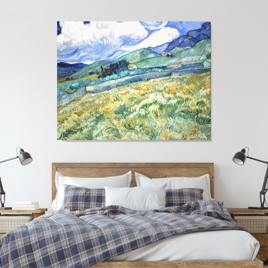 CANVAS | Van Gogh Landschap vanuit Saint-émy (Insitu (Slaapkamer))
