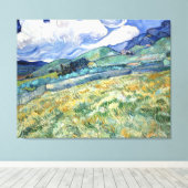 CANVAS | Van Gogh Landschap vanuit Saint-émy Afdruk (Insitu (Houten vloer))