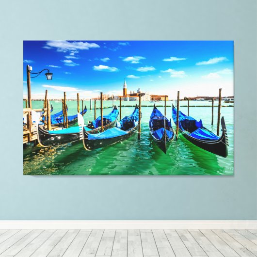 Canvas Venice- San Marco Square (Insitu (Houten vloer))