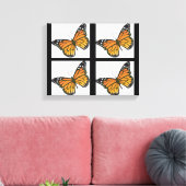 Canvas (vlinder) afdruk (Insitu (Woonkamer))