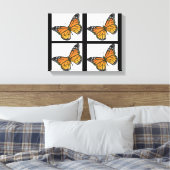 Canvas (vlinder) afdruk (Insitu (Slaapkamer))