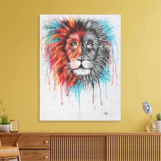 Canvas volledig leve lak (Insitu (Woonkamer))