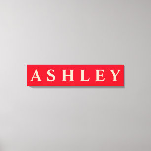 Canvas voor eerste/familienaam/achternaam afdrukke