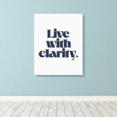 Canvas Wall Art – Modern Minimalist Motivational  Afdruk (Insitu (Houten vloer))