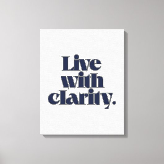 Canvas Wall Art – Modern Minimalist Motivational  Afdruk (Voorkant)
