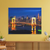 Canvas Wall Art-Tokyo Skyline Afdruk (Insitu (Woonkamer))
