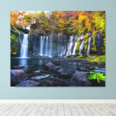 Canvas Wall Art-Waterfall Japan (Insitu (Houten vloer))