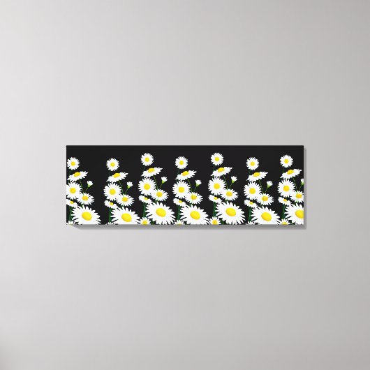 Canvas Wall Art-White Daisies (Voorkant)