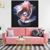 Canvas Wall Art with Shell and Pearl Afdruk (Insitu (Woonkamer))