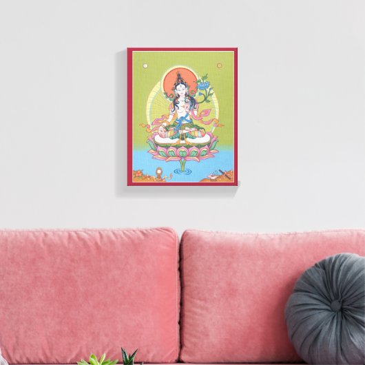 CANVAS - Witte Tara (Insitu (Woonkamer))