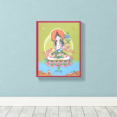 CANVAS - Witte Tara Afdruk (Insitu (Houten vloer))