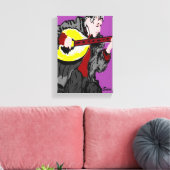 Canvas Wrap/A Musician Afdruk (Insitu (Woonkamer))