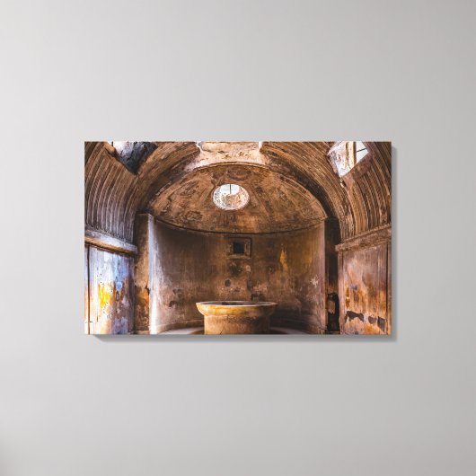 Canvas Wrap - Romeinse baden - Ancient Pompeii, It (Voorkant)