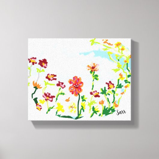 Canvas Wrap: Wild Flower's (Voorkant)