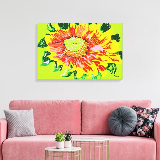 Canvas wrap/Wilde Vloer (Insitu (Woonkamer))