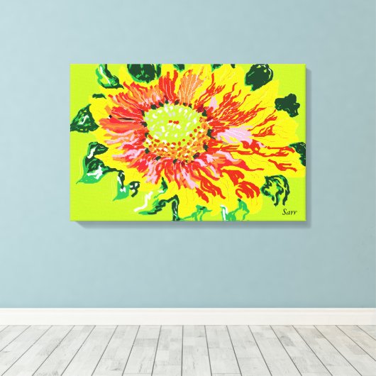 Canvas wrap/Wilde Vloer (Insitu (Houten vloer))