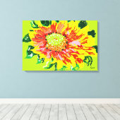 Canvas wrap/Wilde Vloer Afdruk (Insitu (Houten vloer))