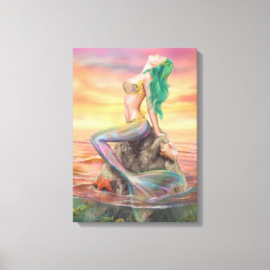 Canvas Zeemeermin (Voorkant)
