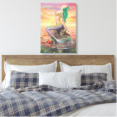 Canvas Zeemeermin (Insitu (Slaapkamer))