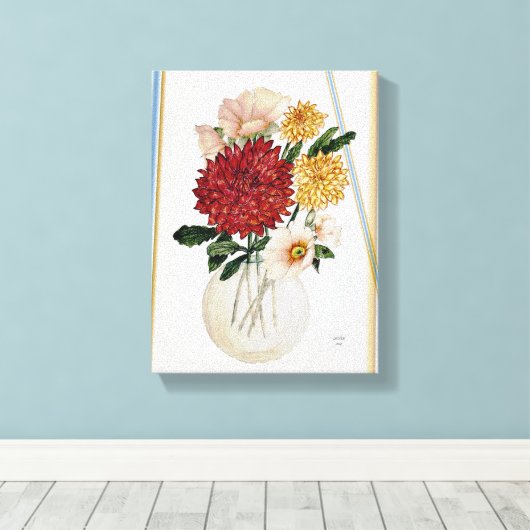Canvasafdruk Canvas Afdruk (Insitu (Houten vloer))