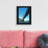 Canvasafdruk - Golden Gate Bridge Canvas Afdruk (Insitu (Woonkamer))