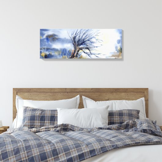 Canvasafdruk "Halloween Tree" Canvas Afdruk (Insitu (Slaapkamer))