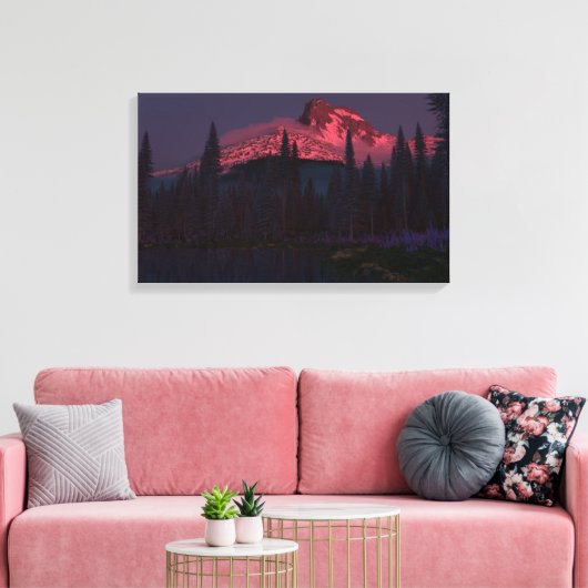 Canvasafdruk pinnacle (Dawn) Canvas Afdruk (Insitu (Woonkamer))