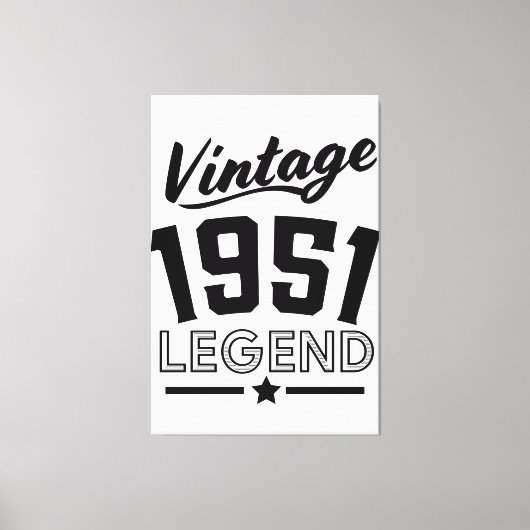 canvasafdruk van 1950 canvas afdruk (Voorkant)