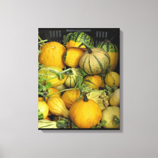 Canvasafdruk - Zomerpompoen Canvas Afdruk (Voorkant)