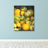 Canvasafdruk - Zomerpompoen Canvas Afdruk (Insitu (Houten vloer))