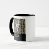 Canvasback Duck Hunting Name Sports Outdoor Camo Mok (Voorkant links)