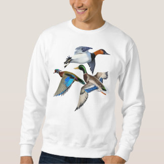 Canvasback-, Wilde Eend- en Carolina-eenden vliege Trui