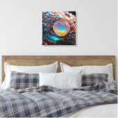 Canvasprint (Fire Opal-2) Canvas Afdruk (Insitu (Slaapkamer))
