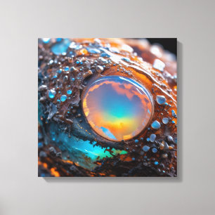 Canvasprint (Fire Opal-2) Canvas Afdruk