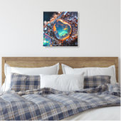 Canvasprinten (Fire Opal-4) Canvas Afdruk (Insitu (Slaapkamer))