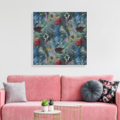 Canvastavla Sarah Rubellite Canvas Afdruk (Insitu (Woonkamer))