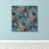 Canvastavla Sarah Rubellite Canvas Afdruk (Insitu (Houten vloer))