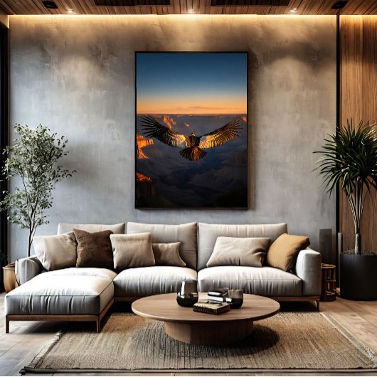 Canyon Bewaker Canvas Afdruk