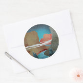Canyon Birds Ronde Sticker (Envelop)