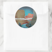 Canyon Birds Ronde Sticker (Tas)